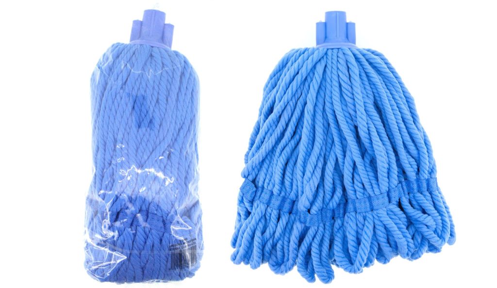 Fregona microfibra eterna hilo sin fin azul