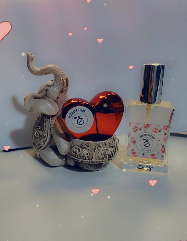 Perfume de 100ml. +regalo de envase rellenable corazón